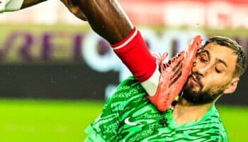 Así quedó el rostro de Donnarumma tras pisotón | Video