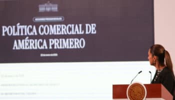 Sheinbaum descarta una guerra comercial con EU tras declaración de Trump en Davos