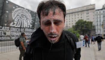 Protestas en Argentina contra Milei, marcadas por la represión policial: 124 detenidos y 46 heridos