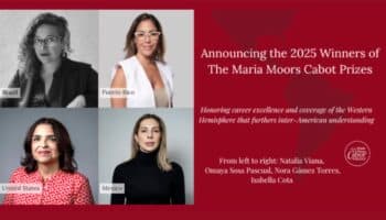 Isabella Cota, periodista mexicana, entre las ganadoras del Premio Maria Moors Cabot 2025