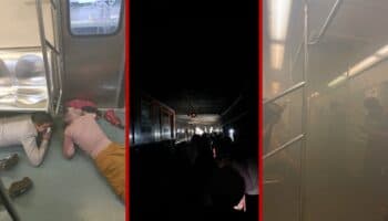 Desalojan a usuarios del Metro por humo en vagones | Video