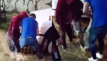 Mujer es rescatada de morir ahogada tras ser arrastrada por lluvias en CDMX