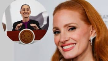 Video | Jessica Chastain se suma a las famosas que admiran a Sheinbaum; esto dijo