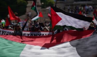 Cientos de cineastas apoyan la marcha por Palestina convocada en el Festival de San Sebastián