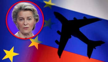 El avión de Ursula Von der Leyen, afectado por una presunta interferencia rusa en el GPS