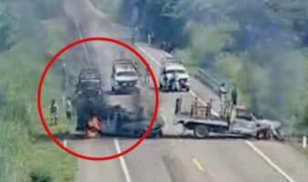 Chiapas | Reportan enfrentamientos y quema de vehículos en Cintalapa