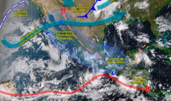 Conagua alerta por lluvias intensas en al menos cinco estados