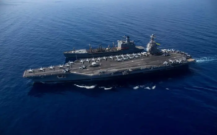 EE.UU. despliega el portaaviones Gerald Ford en el Caribe