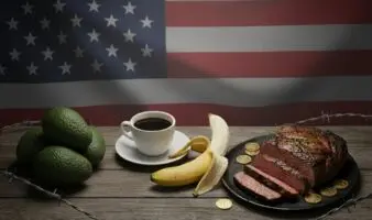 Trump retira aranceles al café, plátano, carne de res...