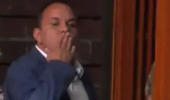 Video | Cuauhtémoc Blanco lanzó beso a diputada; ella denuncia acoso