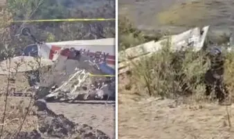 Dos muertos tras desplome de avioneta en Santa Isabel, Chihuahua