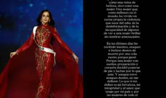 Fátima Bosch denuncia ataques en redes tras su triunfo en Miss Universo