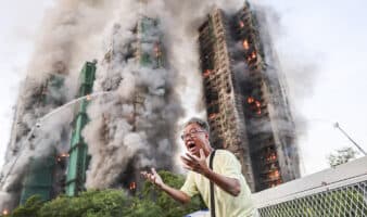 Incendio en torres residenciales de Hong Kong suma ya 146 muertos y 79 heridos