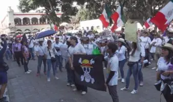 Marcha en Oaxaca la Generación Z: “Queremos un México seguro”
