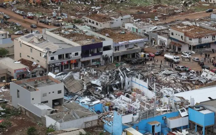 Videos | Tornado arrasa el sur de Brasil deja al menos 6 muertos y más de 750 heridos