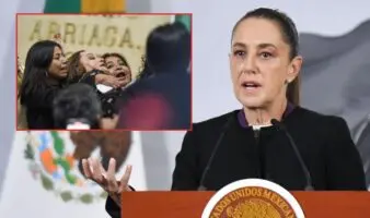 Sheinbaum reprueba 'espectáculo' violento en el Congreso de CDMX | Videos