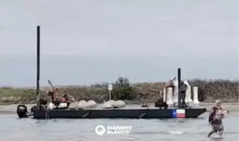 Estados Unidos instala muro flotante en el Río Bravo sin avisar a México