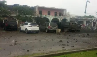 FGR investiga como delincuencia organizada explosión de auto en Michoacán