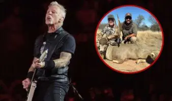 James Hetfield, vocalista de Metallica, viene a México de cacería