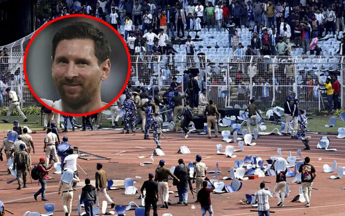 Disturbios en la primera parada de la gira de Messi por India; detienen a organizador