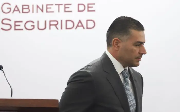 García Harfuch niega vínculo entre líder criminal y Pedro Haces de Morena