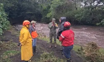 Fuertes lluvias dejan un muerto en Veracruz; activan Plan DN-III-E