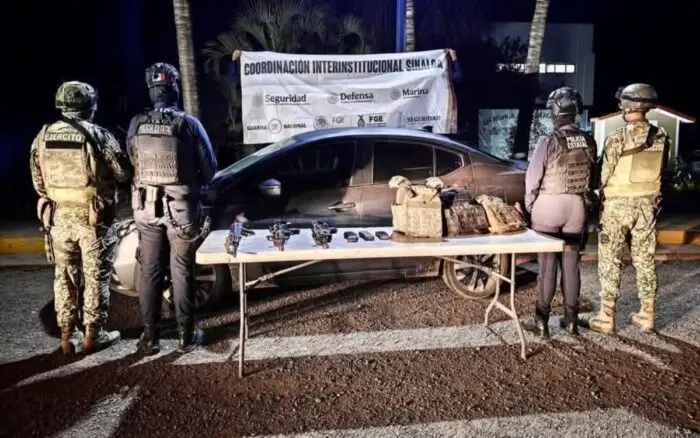 Ataque a policías en Culiacán termina con aseguramiento de armas