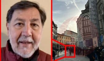 Desde Italia, Fernández Noroña exige presentación con vida de Maduro | Fotos