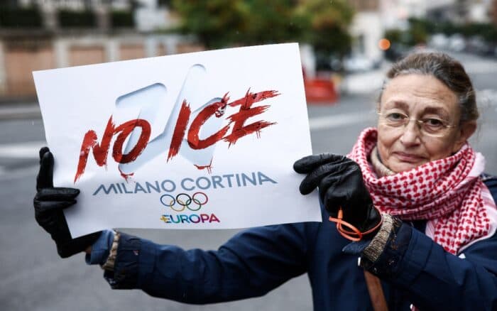 Milano-Cortina 2026: Empiezan protestas públicas contra ICE en Italia | Video