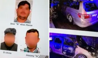 Detienen a tres acusados de calcinar a cinco personas en Tijuana