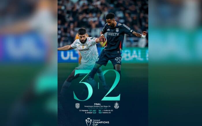 San Diego FC vence al Toluca en Concacaf