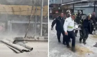 Colapsa edificio en alcaldía Cuauhtémoc y deja sepultadas a cuatro personas
