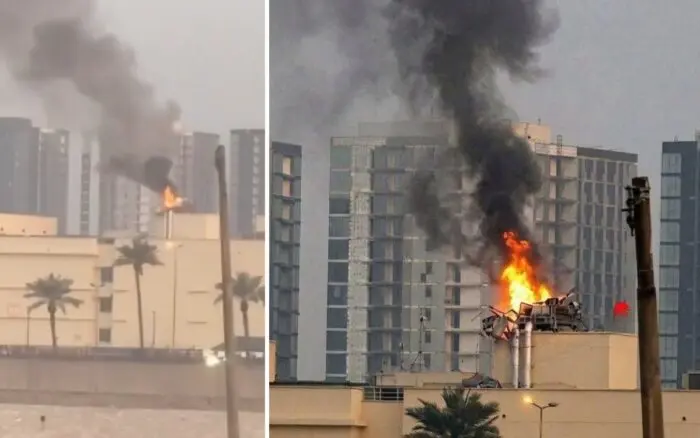 Dron impacta embajada de EE. UU. en Irak