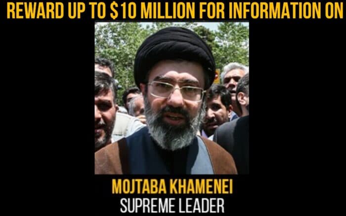 Estados Unidos ofrece 10 millones de dólares por información sobre nuevo líder iraní