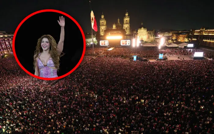Shakira hace historia en el Zócalo con más de 400 mil asistentes en una noche inolvidable