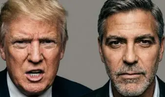 George Clooney llama 'crimen de guerra' las amenazas de Trump contra Irán