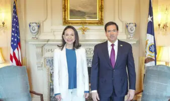 Rubio pide paciencia para la transición en Venezuela tras reunirse con Machado