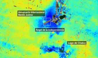Misión NASA-ISRO revela hundimientos de hasta 2 cm al mes en CDMX