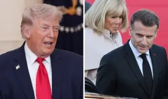 Trump se burla de Macron: 'Su mujer lo trata extremadamente mal'; presidente francés responde