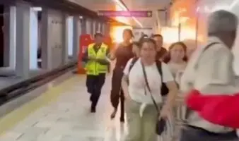 Video | Cortocircuito provoca flamazo en la estación Salto del Agua del Metro de la CDMX