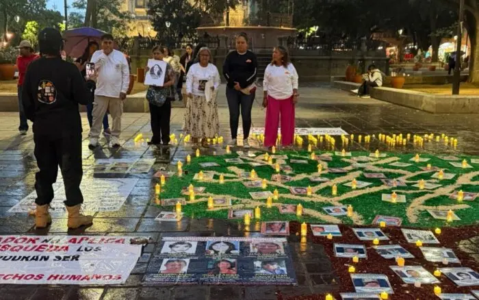 Madres buscadoras de Oaxaca protestan para exigir la búsqueda de sus hijas e hijos desaparecidos