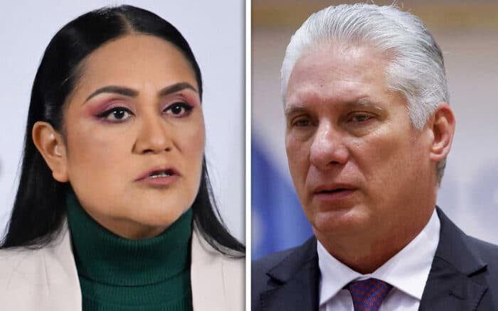 Díaz-Canel felicita a Ariadna Montiel tras asumir la presidencia de Morena