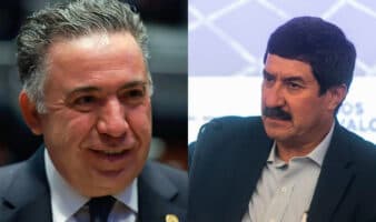 Enrique Inzunza reaparece junto a Javier Corral en Country Club de Culiacán