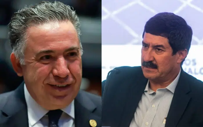 Enrique Inzunza reaparece junto a Javier Corral en Country Club de Culiacán