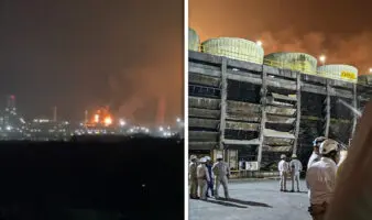 Incendio tras explosión en refinería de Pemex en Salina Cruz deja seis trabajadores lesionados
