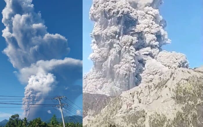 Tres senderistas muertos y 17 rescatados en Indonesia tras la erupción del volcán Dukono