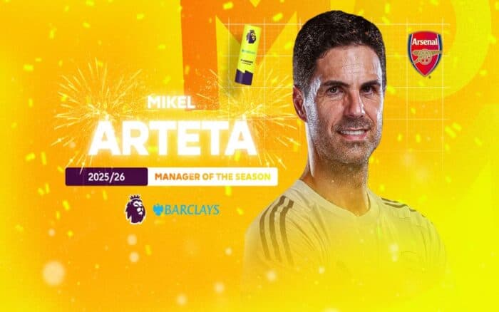 Mikel Arteta es elegido como el mejor entrenador de la Premier League | Video