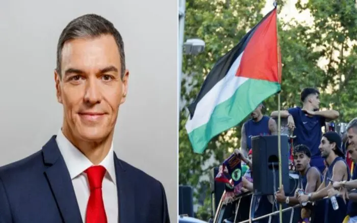 Pedro Sánchez apoya el gesto de Lamine Yamal con Palestina | Video