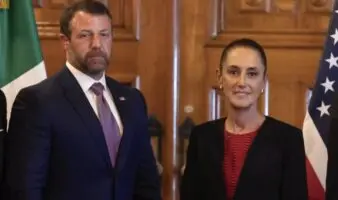 Sheinbaum acuerda con secretario de Seguridad de EE. UU. seguir colaborando con 'respeto'