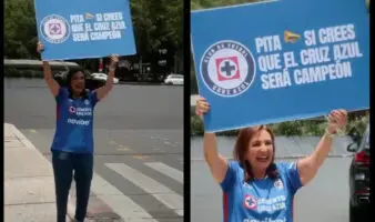 Xóchitl Gálvez sale a las calles para apoyar al Cruz Azul | Video